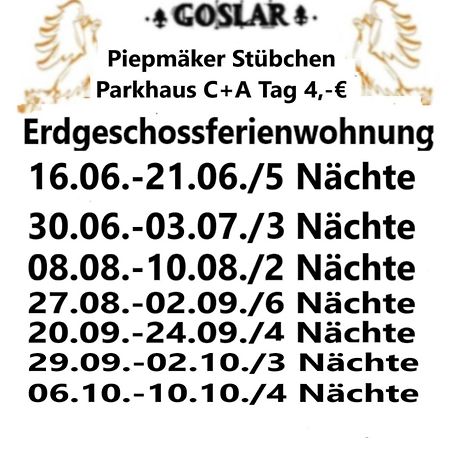 Appartamento Piepmaeker Stuebchen Goslar Esterno foto